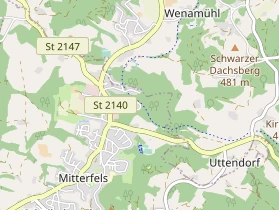Pension auf Karte