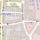 Pension auf Karte