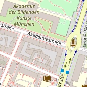 Pension auf Karte