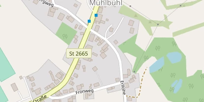 Pension auf Satellitenbild