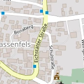 Pension auf Karte