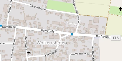 Pension auf Satellitenbild