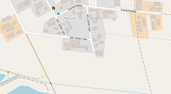 Pension auf Satellitenbild