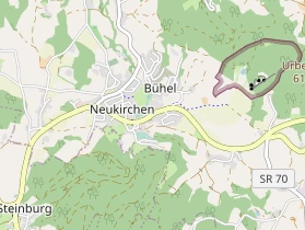 Pension auf Karte