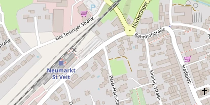 Pension auf Satellitenbild