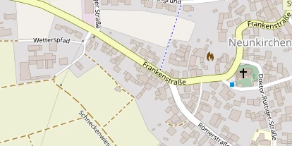 Pension auf Satellitenbild