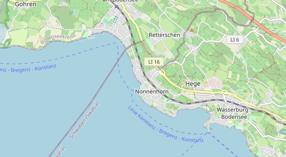 Pension auf Karte