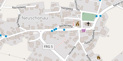 Pension auf Satellitenbild