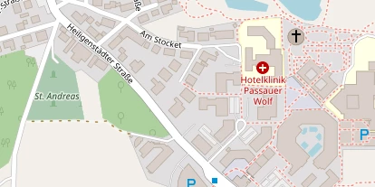 Pension auf Satellitenbild