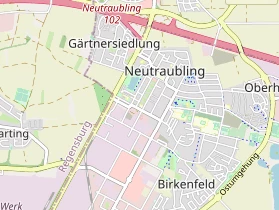 Pension auf Karte