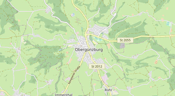 Pension auf Karte