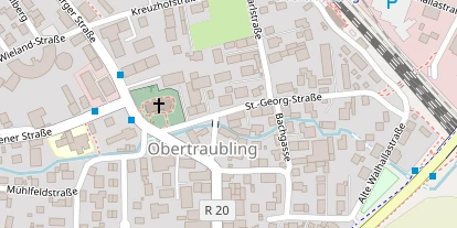 Pension auf Satellitenbild