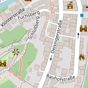 Pension auf Karte