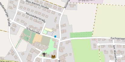 Pension auf Satellitenbild