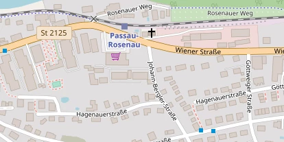 Pension auf Satellitenbild