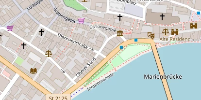 Pension auf Satellitenbild