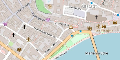 Pension auf Satellitenbild