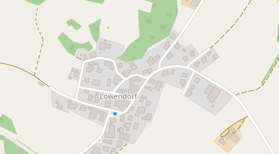 Pension auf Satellitenbild