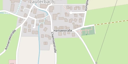 Pension auf Satellitenbild