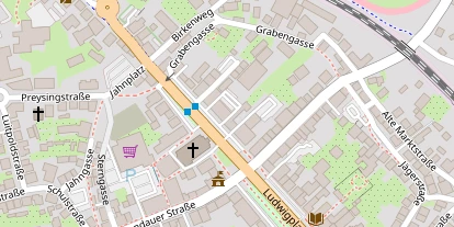 Pension auf Satellitenbild