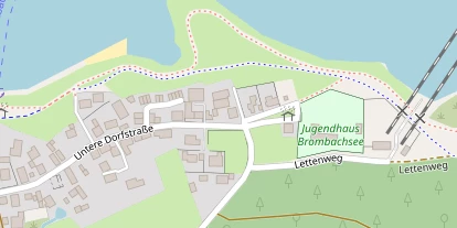 Pension auf Satellitenbild