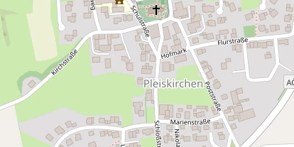 Pension auf Satellitenbild