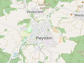 Pension auf Karte