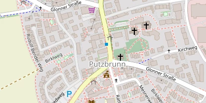 Pension auf Satellitenbild