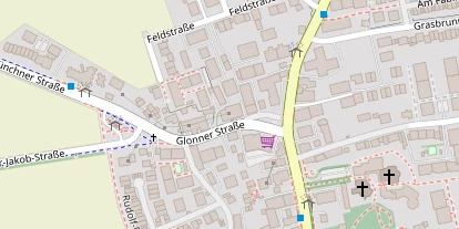 Pension auf Satellitenbild