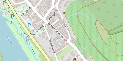 Pension auf Satellitenbild