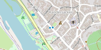 Pension auf Satellitenbild