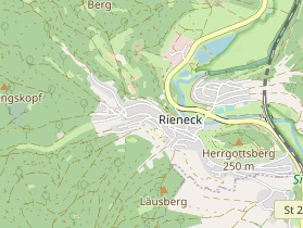 Pension auf Karte