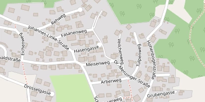 Pension auf Satellitenbild