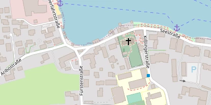 Pension auf Satellitenbild