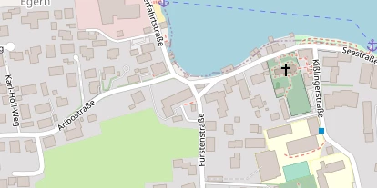 Pension auf Satellitenbild