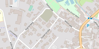 Pension auf Satellitenbild