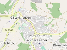 Pension auf Karte