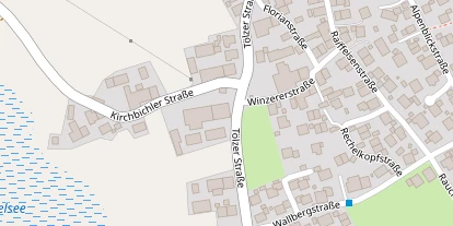 Pension auf Satellitenbild