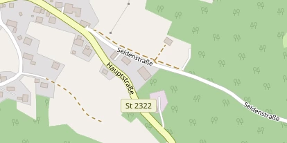 Pension auf Satellitenbild