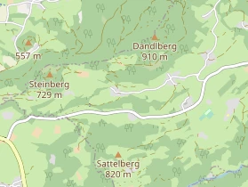 Pension auf Karte