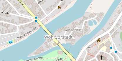 Pension auf Satellitenbild