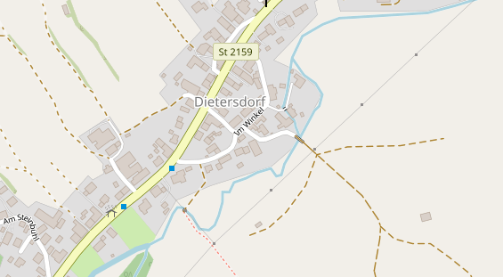 Pension auf Satellitenbild