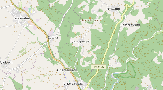 Pension auf Karte