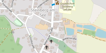 Pension auf Satellitenbild