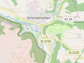 Pension auf Karte