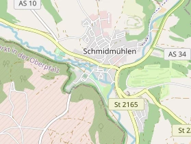 Pension auf Karte