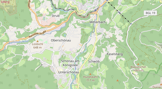 Pension auf Karte