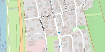 Pension auf Satellitenbild