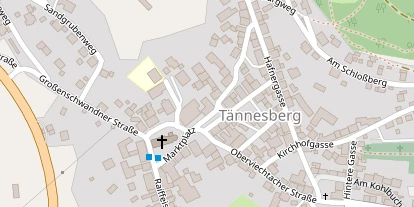 Pension auf Satellitenbild