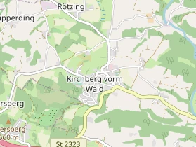 Pension auf Karte